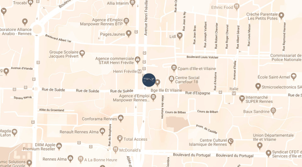 Localisation des bureaux de Thaos avocat